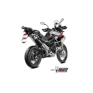 Silencer for motorcycle Mivv Dakar Triumph image-0