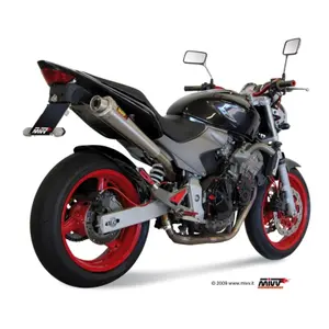 escape de moto Mivv X-Cone inox brossé Honda CB600F Hornet