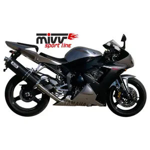 motorcycle exhaust Mivv Oval Classic carbone Yamaha YZF-R1