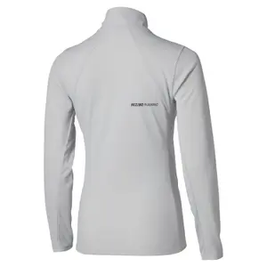 Women's long sleeve and half zip athletic top Mizuno Tech Thermal Charge Breath Thermo image-1