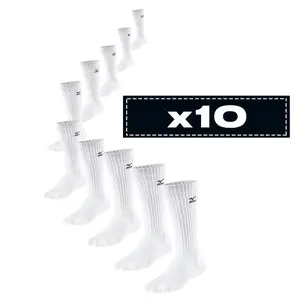 Pack of 10 Pairs of High Socks Mizuno