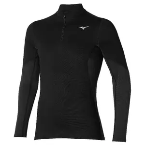 Long-sleeved half-zip jersey Mizuno Breath Thermo Merino Wool image-0