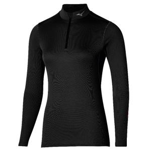 a2gaa75009-langarmtrikot-mit-halbem-zipper-damen-mizuno-breath-thermo-mid-weight-schwarz