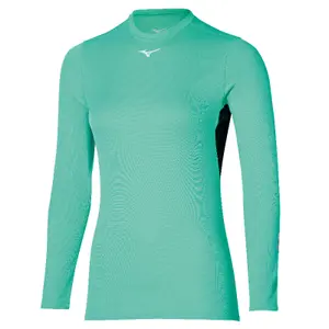 Langærmet trøje med rund hals til kvinder Mizuno Breath Thermo Mid Weight image-0