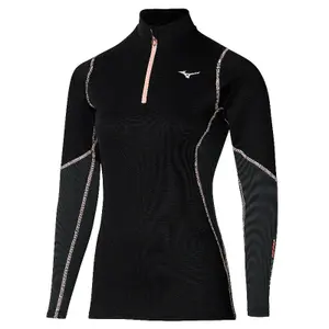 Langarmshirt mit halbem Zipper, Damen Mizuno Breath Thermo Merino Wool image-0