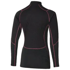 Women's 1/2 zip training top merino Mizuno BT image-1
