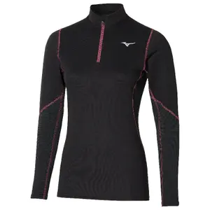 Women's 1/2 zip training top merino Mizuno BT image-0