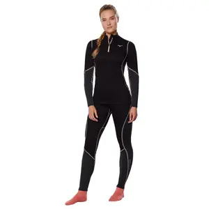 Maillot col rond manches longues femme Mizuno Breath Thermo Merino Wool image-1