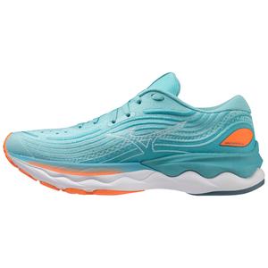 j1gd230921-sapatilhas-de-running-para-mulher-mizuno-wave-skyrise-4-areia-antigua-branco-laranja-claro