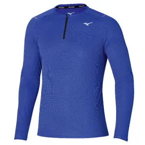 Langærmet trøje med 1/2 lynlås Mizuno DryAeroFlow image-0