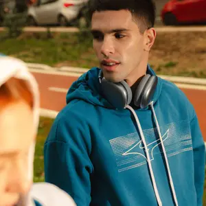 Felpa con cappuccio Mizuno Athletics Graphic image-5