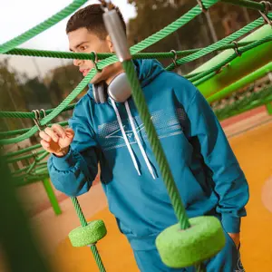 Felpa con cappuccio Mizuno Athletics Graphic image-2
