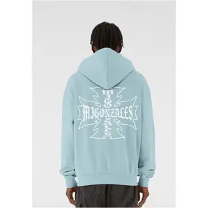 Sudadera oversize con capucha MJ Gonzales MJG Heav Iron Cross image-4