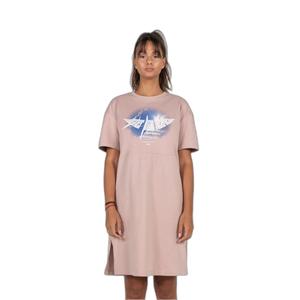 mjg00111-02913-women-s-t-shirt-dress-mj-gonzales-higher-than-heaven-v-4-organic-pink-2xl