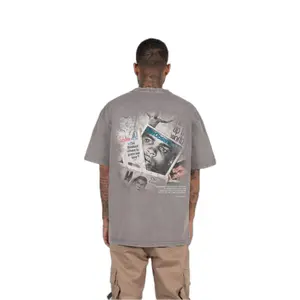 Oversized póló MJ Gonzales Legends Never Die - Acid Washed Heavy image-4