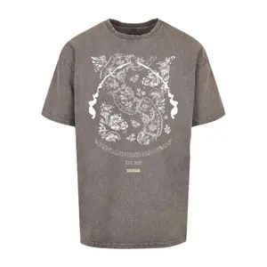 Női oversized póló MJ Gonzales Paisley x Acid Washed Heavy image-0