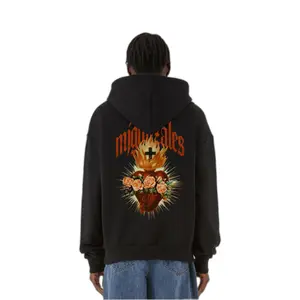 Hooded sweatshirt MJ Gonzales Heart image-4