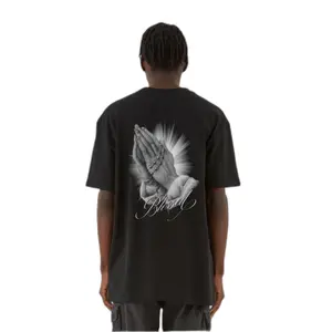 Oversized thick T-shirt MJ Gonzales BLESSED image-5