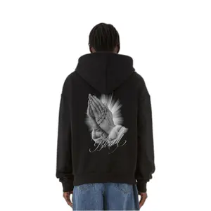 Oversized och tjock huvtröja MJ Gonzales BLESSED image-2