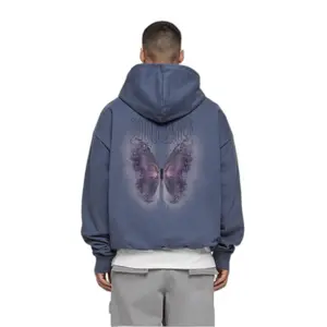 Sweatshirt com capuz de grandes dimensões MJ Gonzales Heavy - Frosted Wings image-2