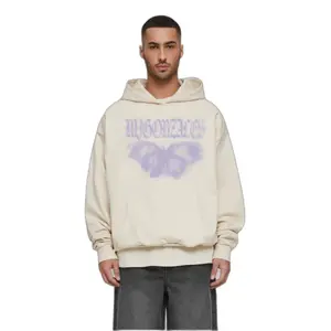 Oversized hooded sweatshirt MJ Gonzales Heavy - Butterfly Illusion image-0