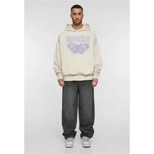 Oversized hooded sweatshirt MJ Gonzales Heavy - Butterfly Illusion image-1