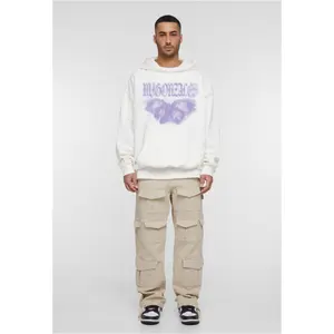 Oversized hooded sweatshirt MJ Gonzales Heavy - Butterfly Illusion image-1