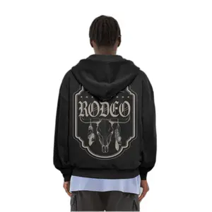 Oversized hooded sweatshirt MJ Gonzales Heavy - Western Bones image-2