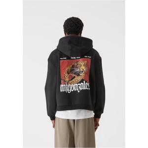 Oversized Hoodie MJ Gonzales Heavy - Savage Leopard image-1