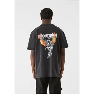 Oversized T-shirt MJ Gonzales Heavy Acid Washed - Burning Wings image-1