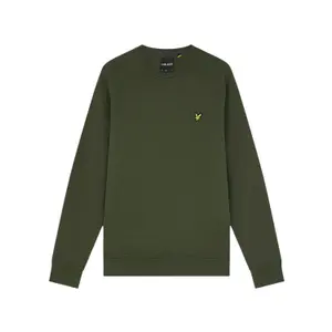 ml424vog-w485-sweatshirt-lyle-scott-crew-neck-vert-olive