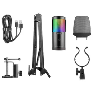 USB microphone with mounting arm Mars Gaming MMIC-SC RGB image-1