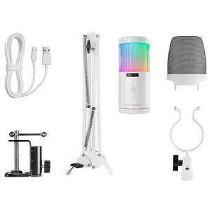 USB microphone with mounting arm Mars Gaming MMIC-SC RGB image-1
