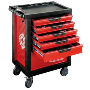 Pièces servantes garnie, 6 tiroirs MOB (x126)