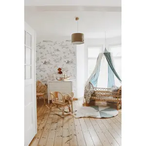 Crib canopy Moi Mili "Cirque bleu" image-2