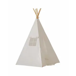 Set aus Tipi und Blätterteppich Kind Moi Mili "Blanche Neige" image-0