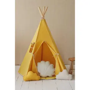 Tienda tipi de lino para niños Moi Mili Honey image-1