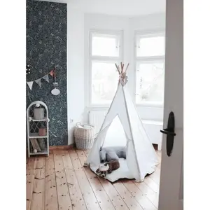 Tipi aus Leinen Kind Moi Mili "Blanc" image-1