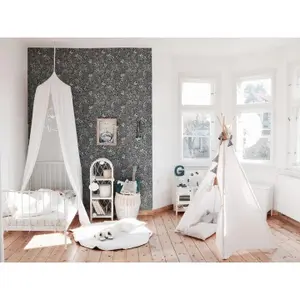 Kindertipi en tapijt van linnen Moi Mili "blanc" image-3