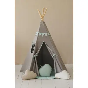 Zestaw Teepee z girlandą i dywanem Moi Mili "Mint Love" image-1