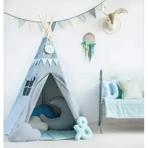 Zestaw Teepee z girlandą i dywanem Moi Mili "Mint Love" image-3