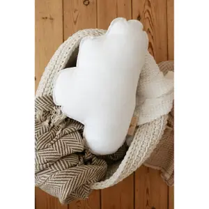 Linen cloud pillow Moi Mili White image-2