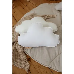 Linen cloud pillow Moi Mili White image-3