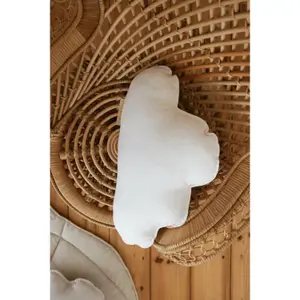 Linen cloud pillow Moi Mili White image-4