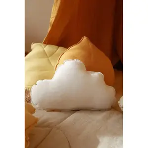 Linen cloud pillow Moi Mili Sand image-1