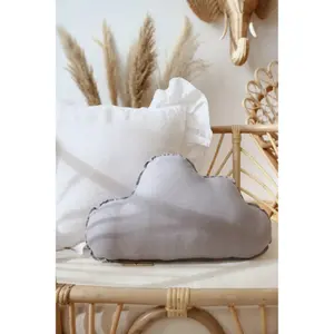 Linen cloud pillow Moi Mili Grey image-1