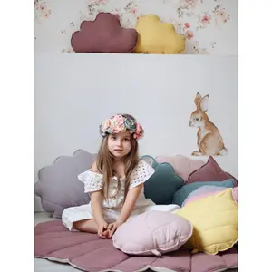 Linen cloud pillow Moi Mili Marsala image-2