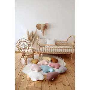 Linen cloud pillow Moi Mili Marsala image-4