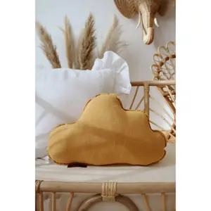 Linen cloud pillow Moi Mili Mango image-1