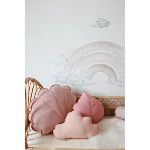 Oreiller nuage en lin Moi Mili Light Pink image-2